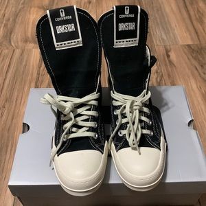 Converse dark star x rick owens
